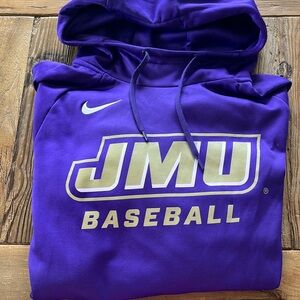 NIKE DRI-FIT JMU baseball hoodie